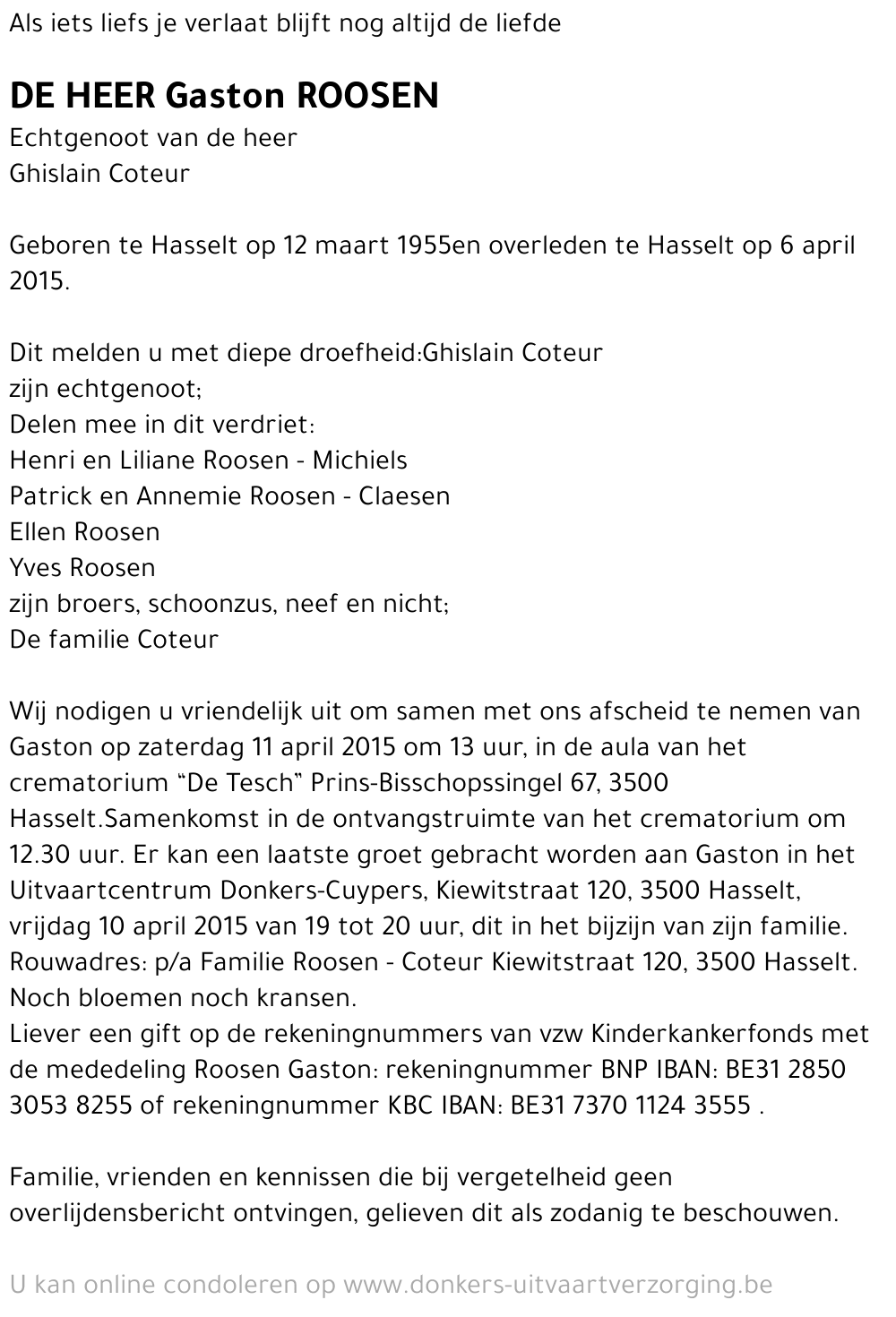 Gaston Roosen