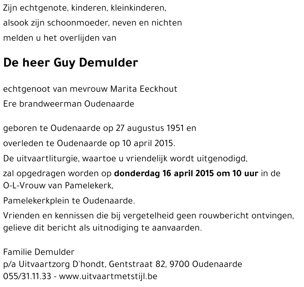 Guy Demulder
