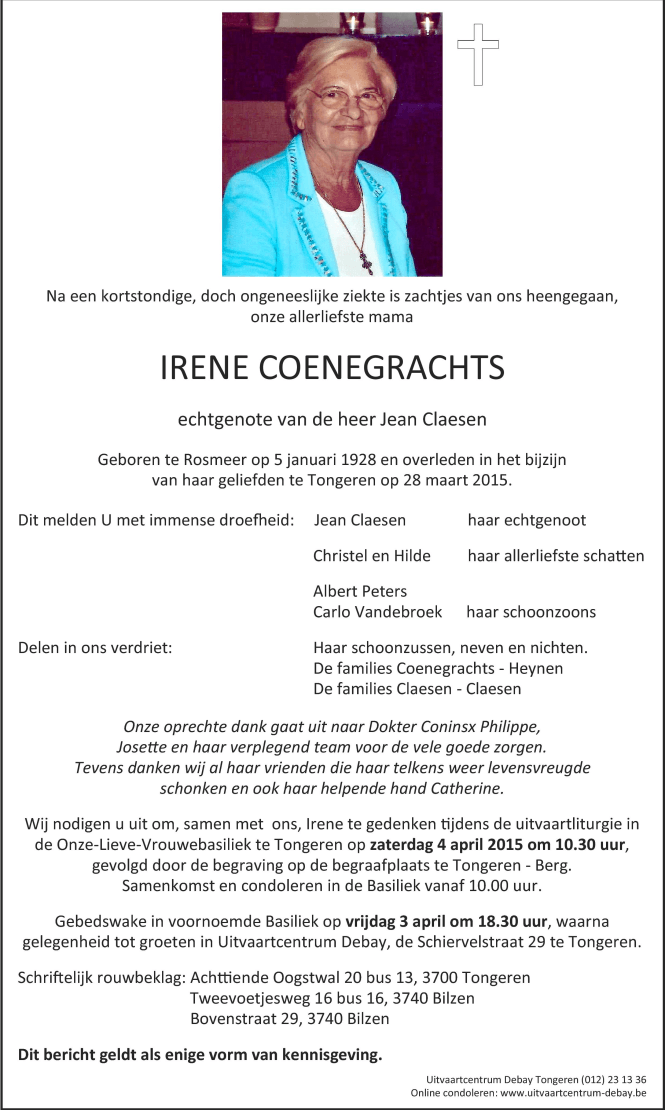 Irene COENEGRACHTS