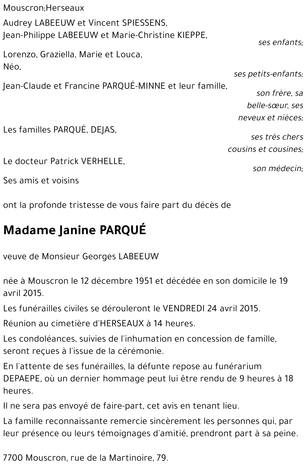 Janine Parqué
