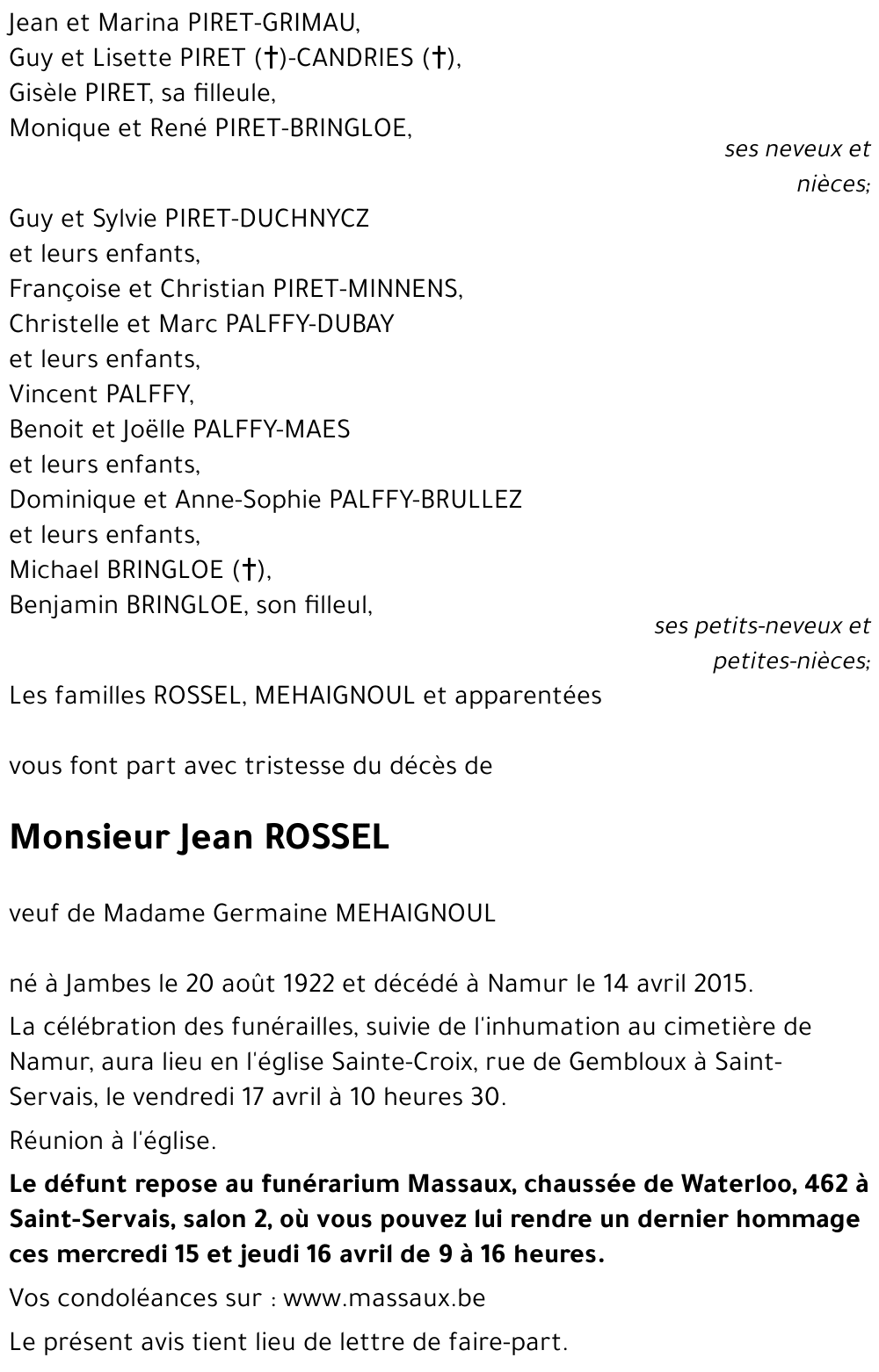 Jean ROSSEL
