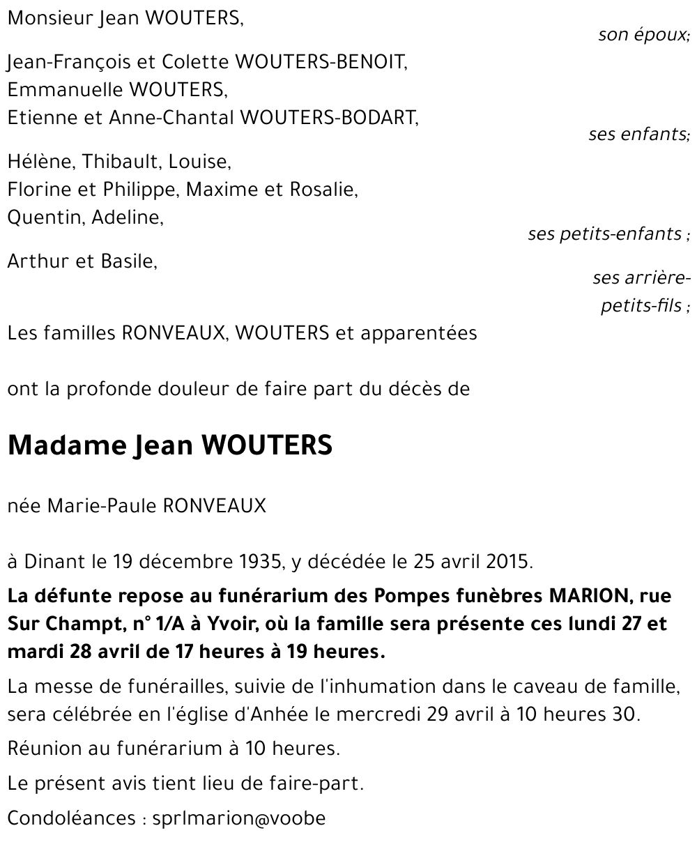 Jean WOUTERS