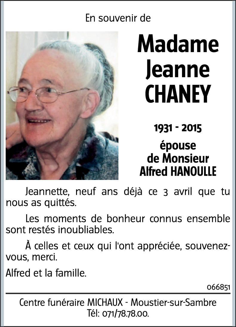 Jeanne CHANEY