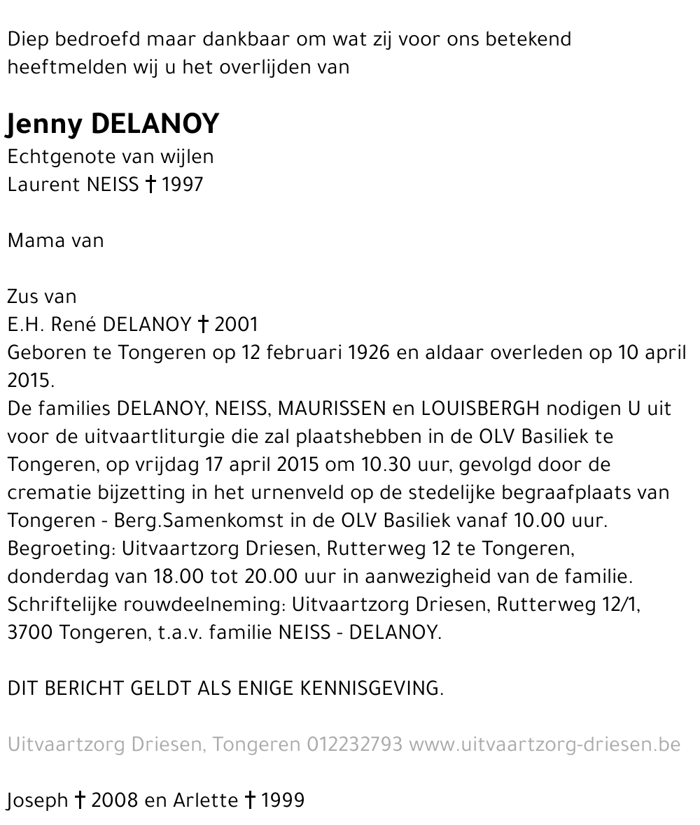 Jenny Delanoy