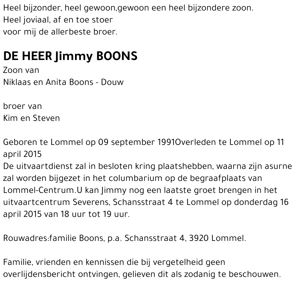 Jimmy Boons