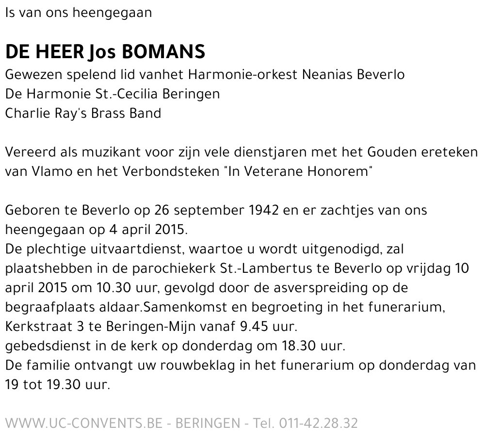 Jos Bomans