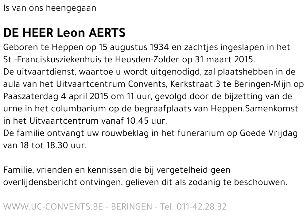 Leon Aerts