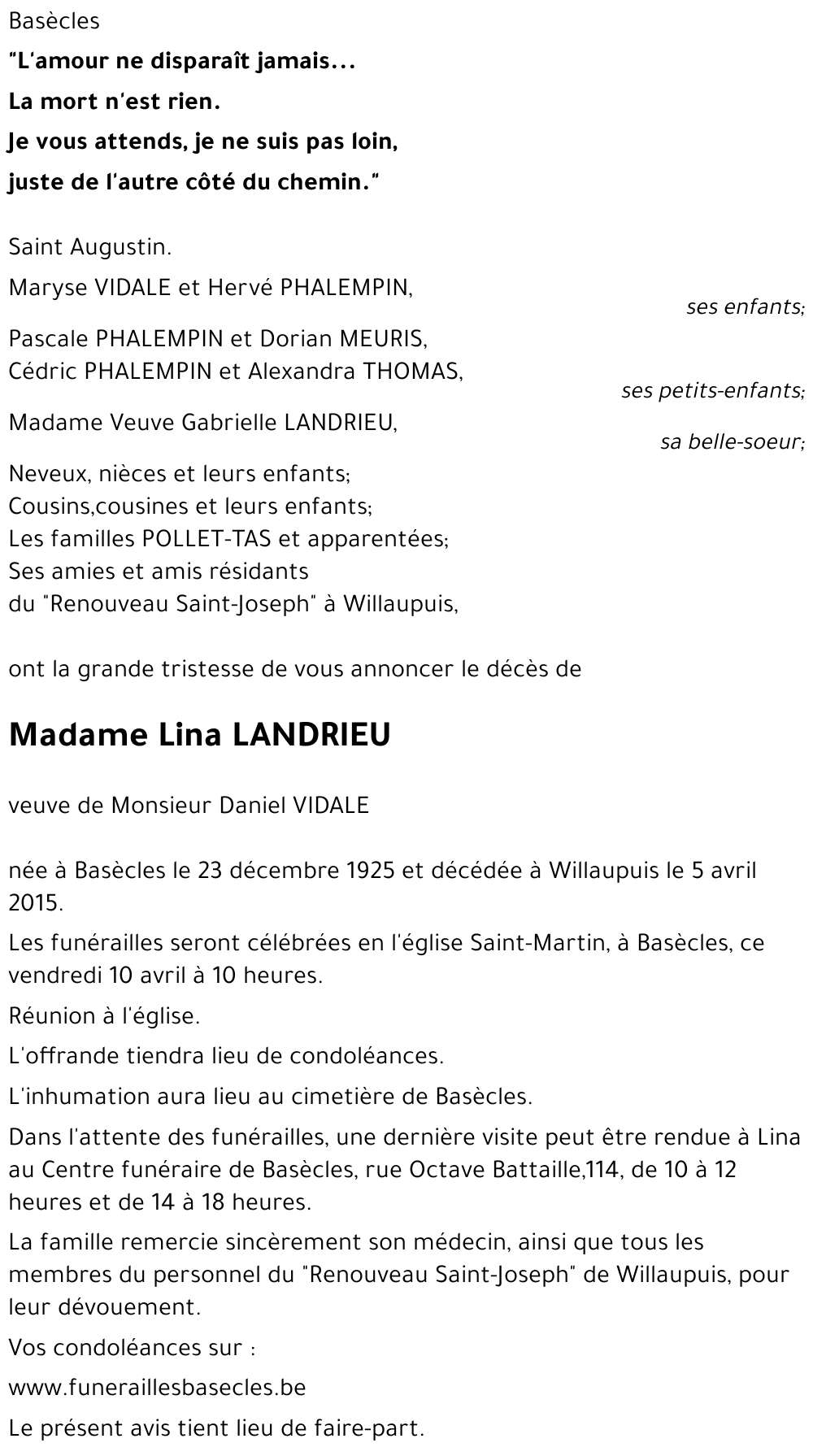 Lina LANDRIEU