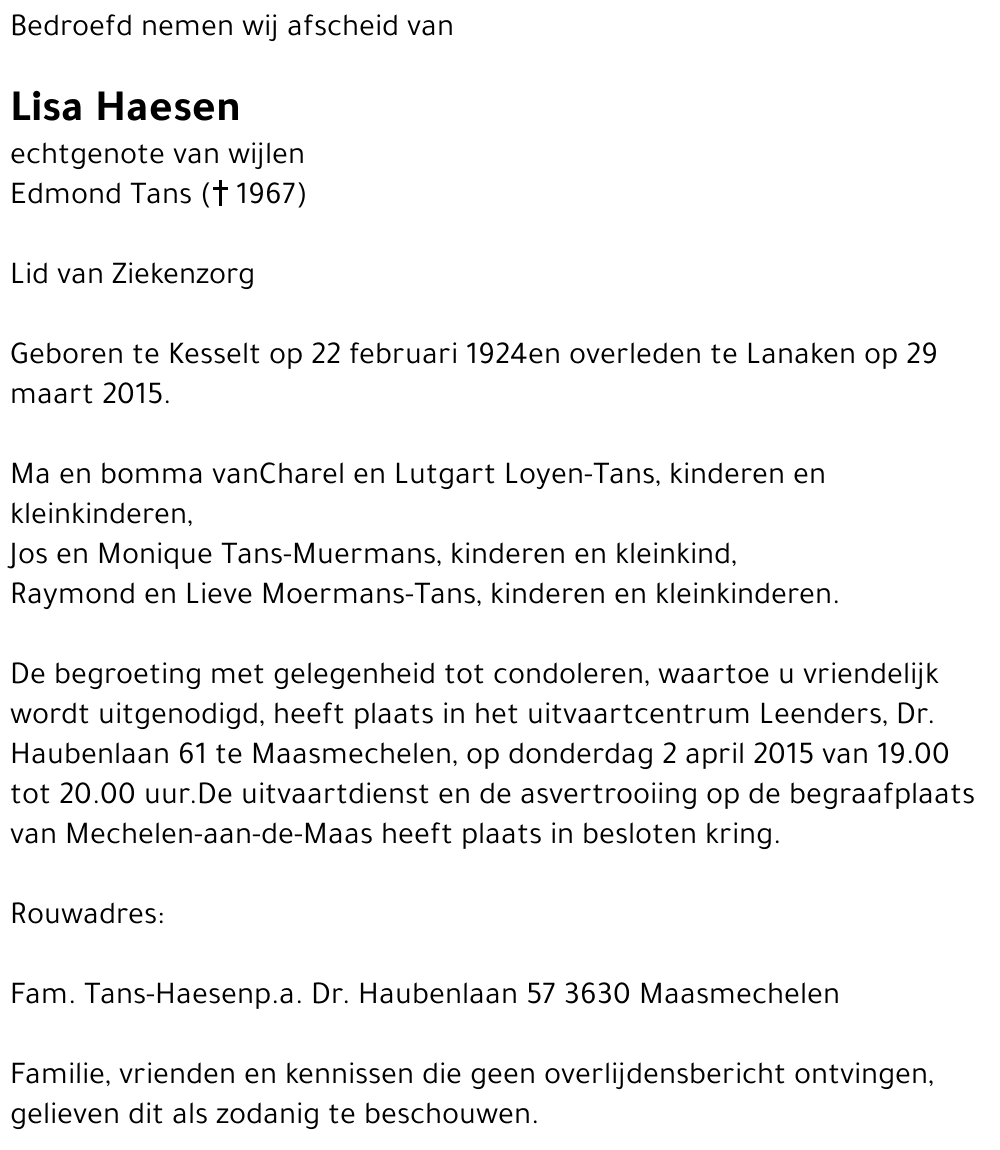 Lisa Haesen