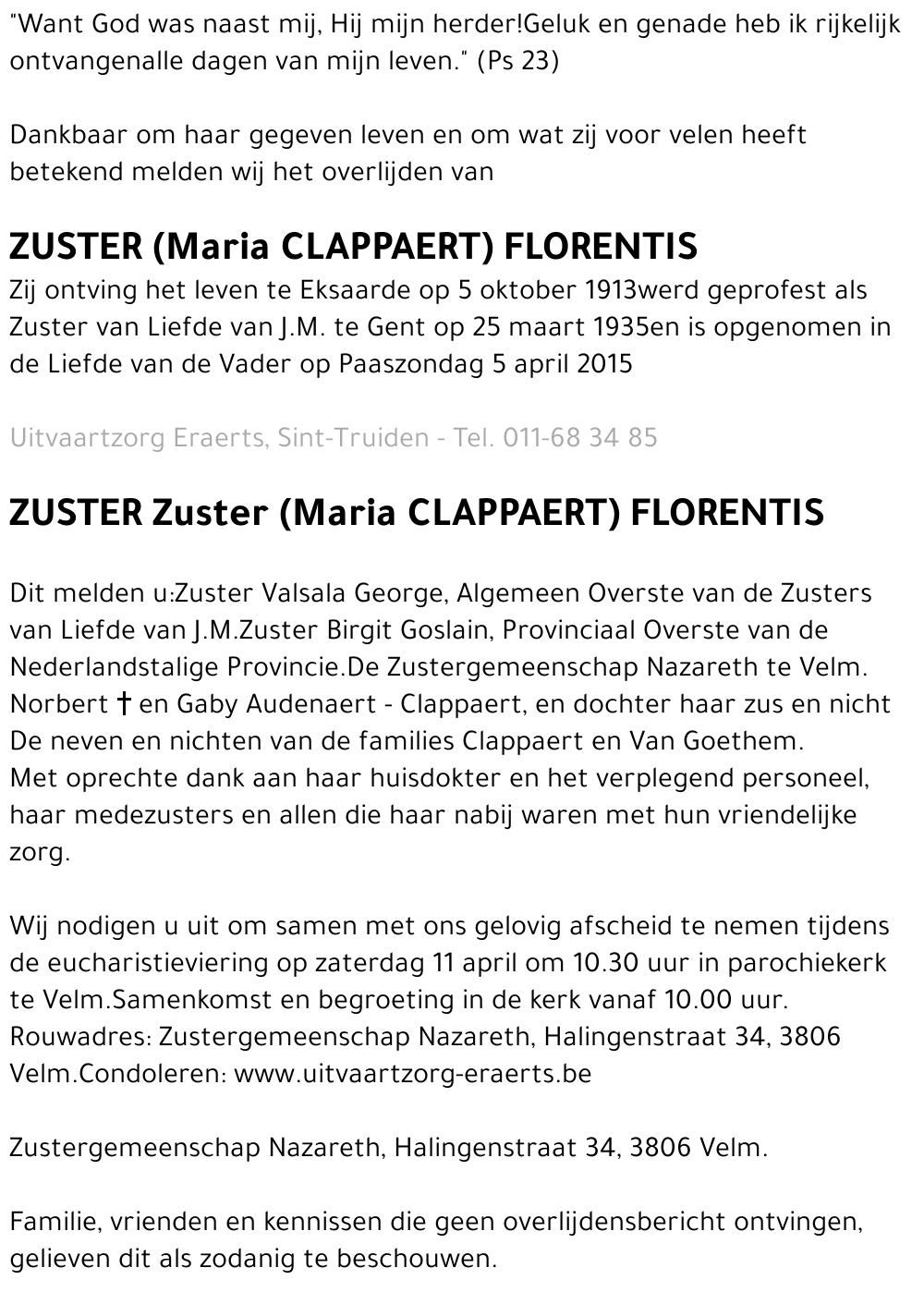 Maria Clappaert
