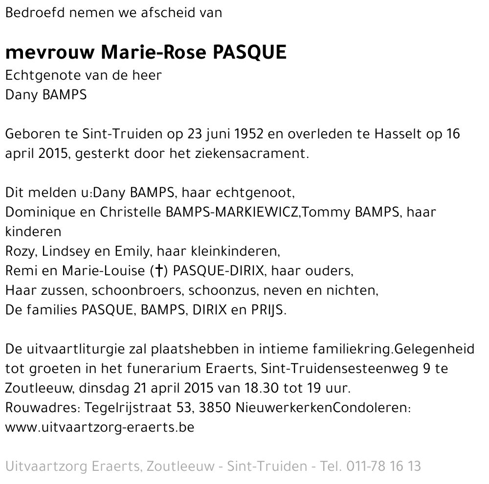 Marie-Rose Pasque