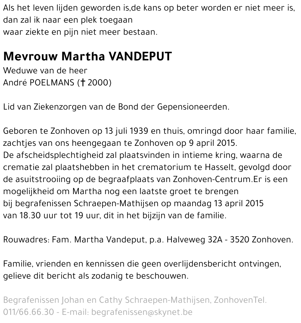 Martha Vandeput