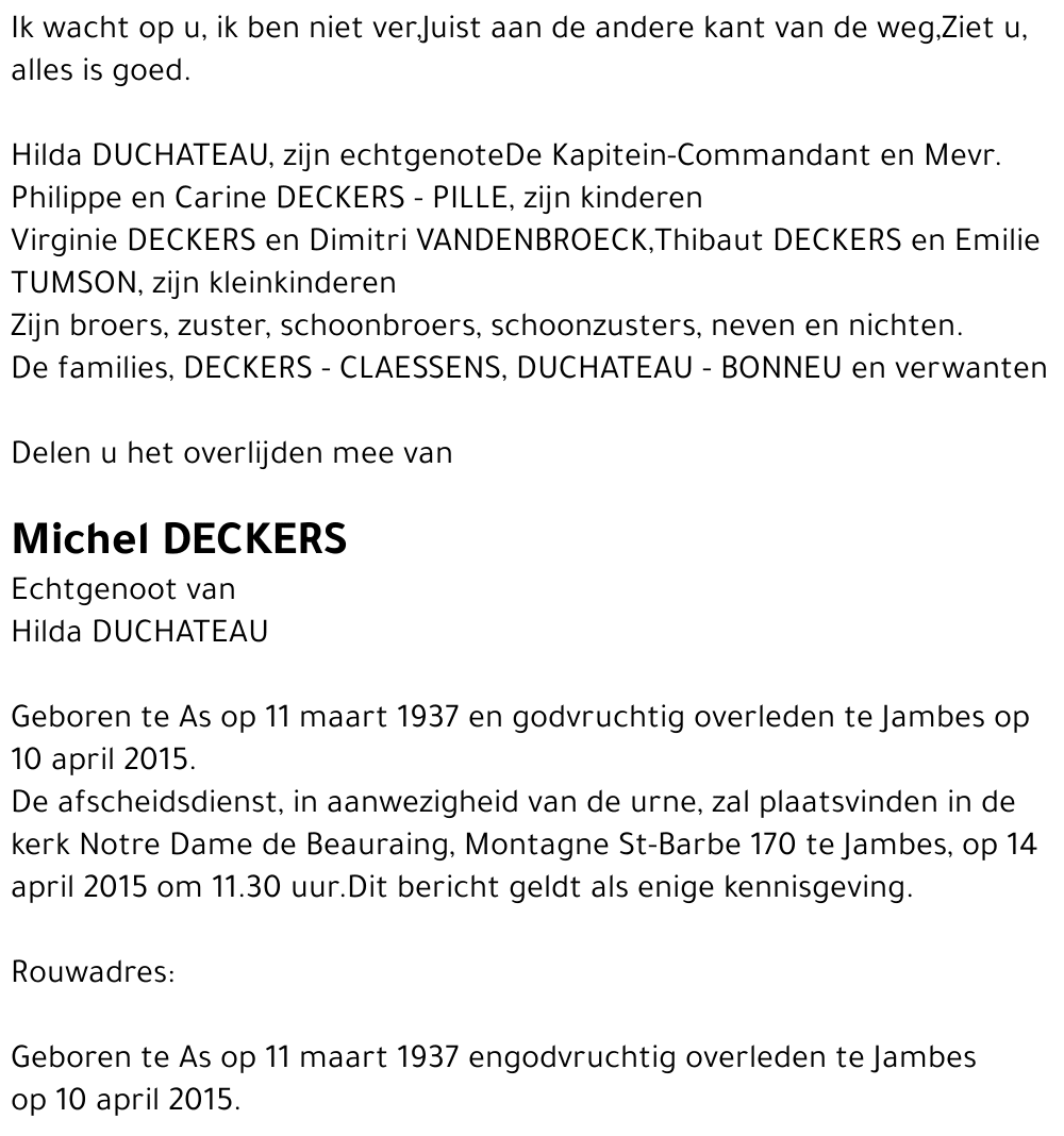 Michel Deckers