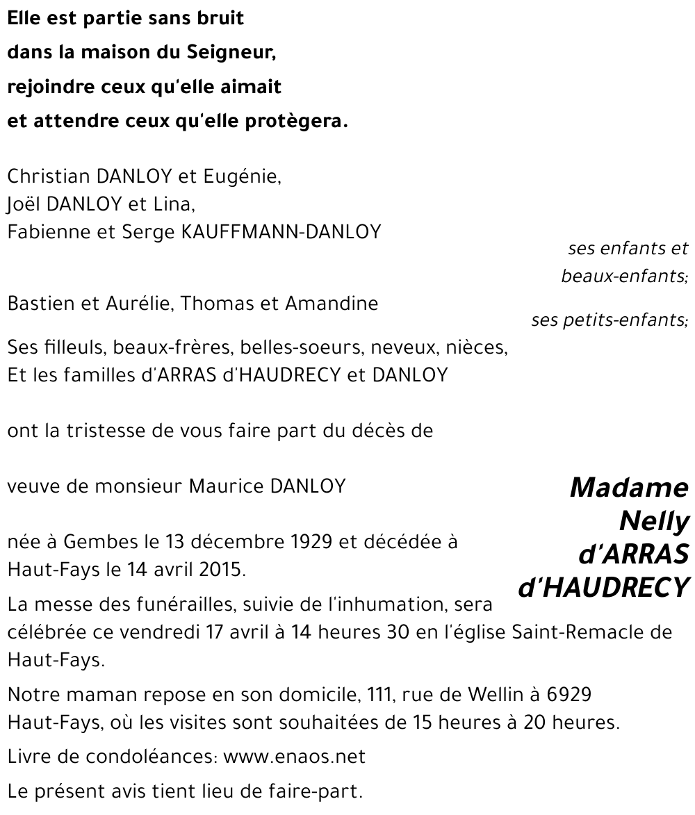 Nelly d'Arras d'Haudrecy