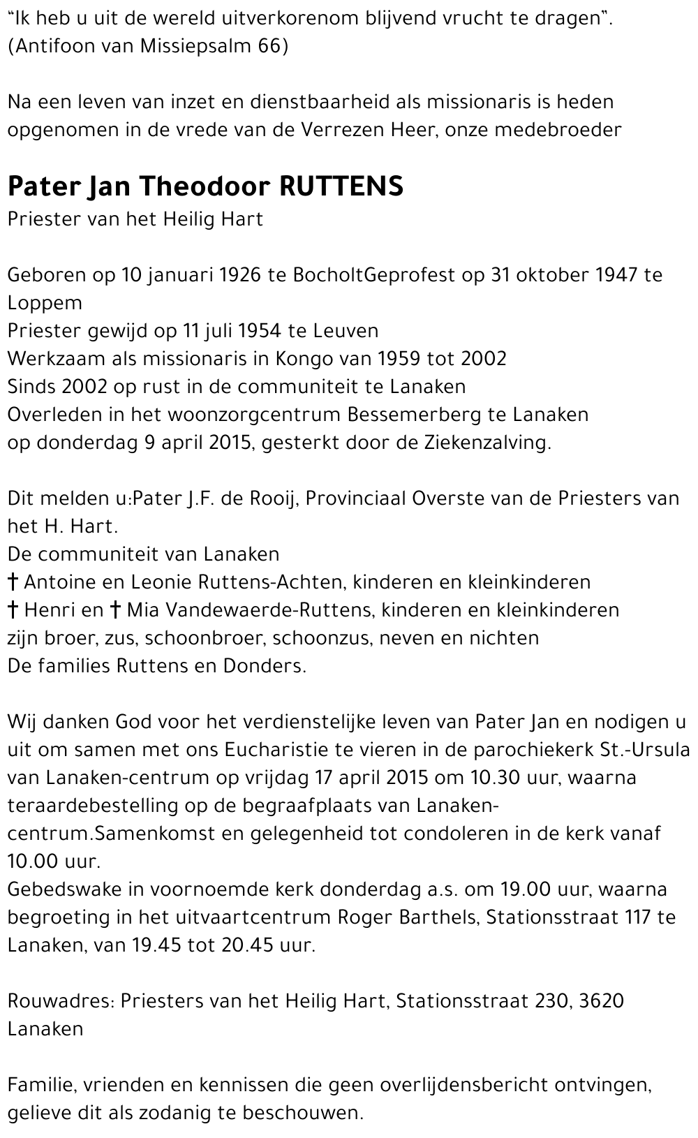 Pater Jan Theodoor Ruttens