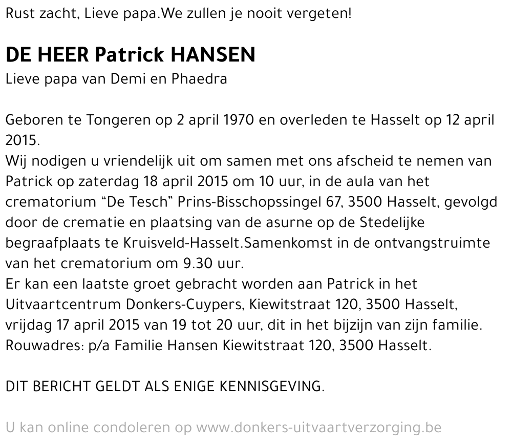 Patrick Hansen