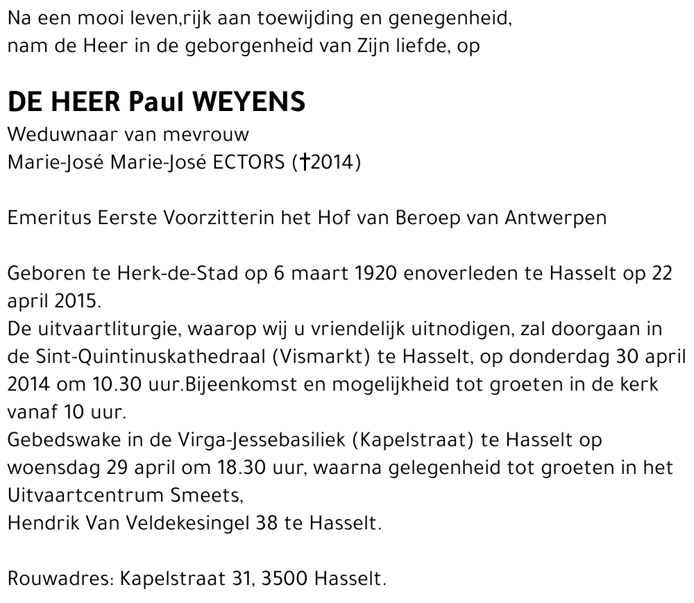 Paul Weyens