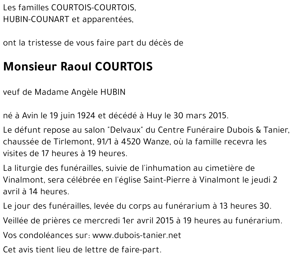 Raoul COURTOIS