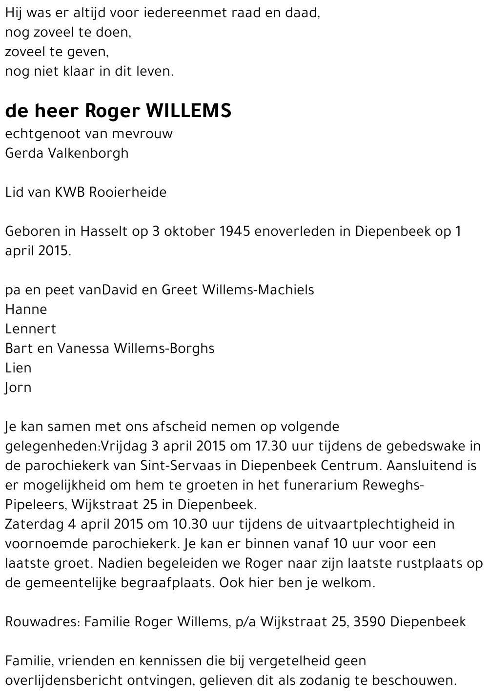 Roger Willems