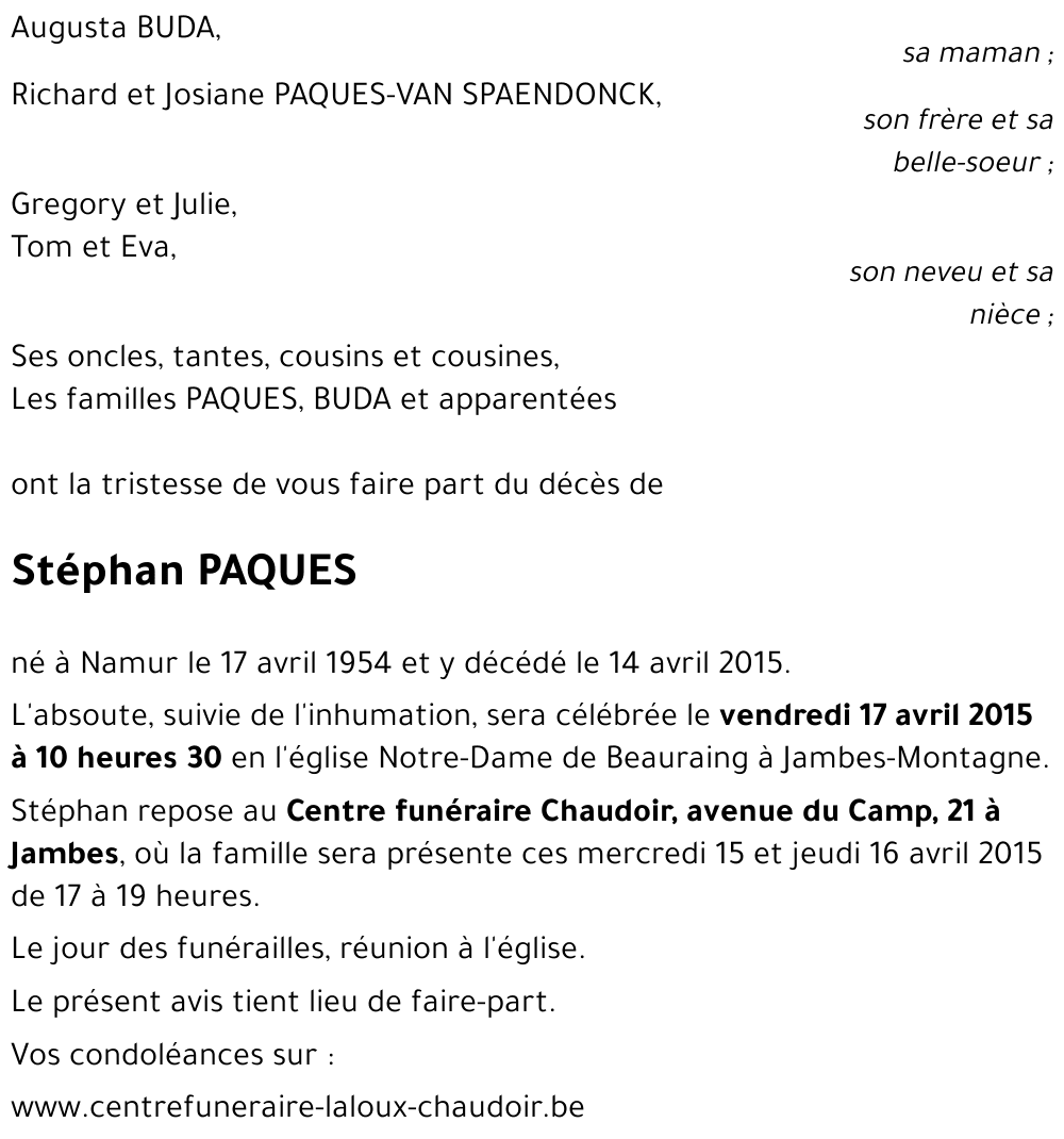 Stéphan PAQUES