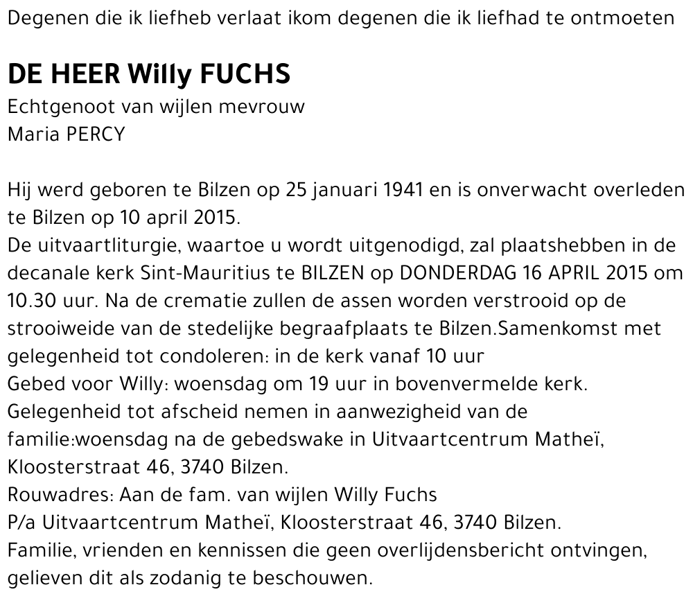 Willy FUCHS