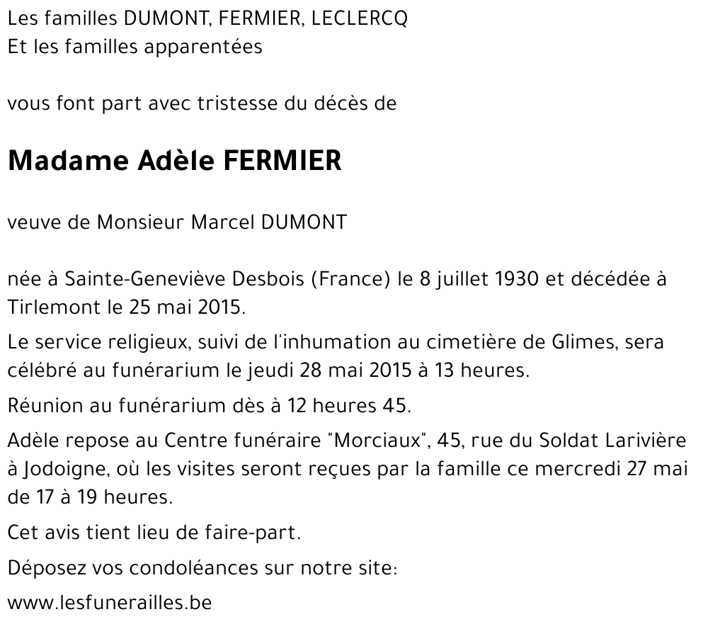 Adèle FERMIER