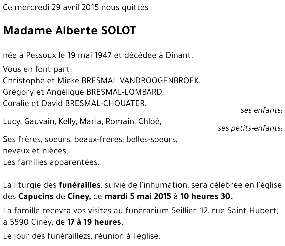 Alberte SOLOT
