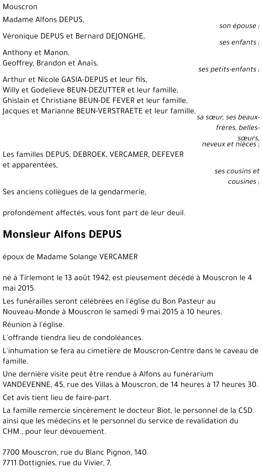 Alfons DEPUS