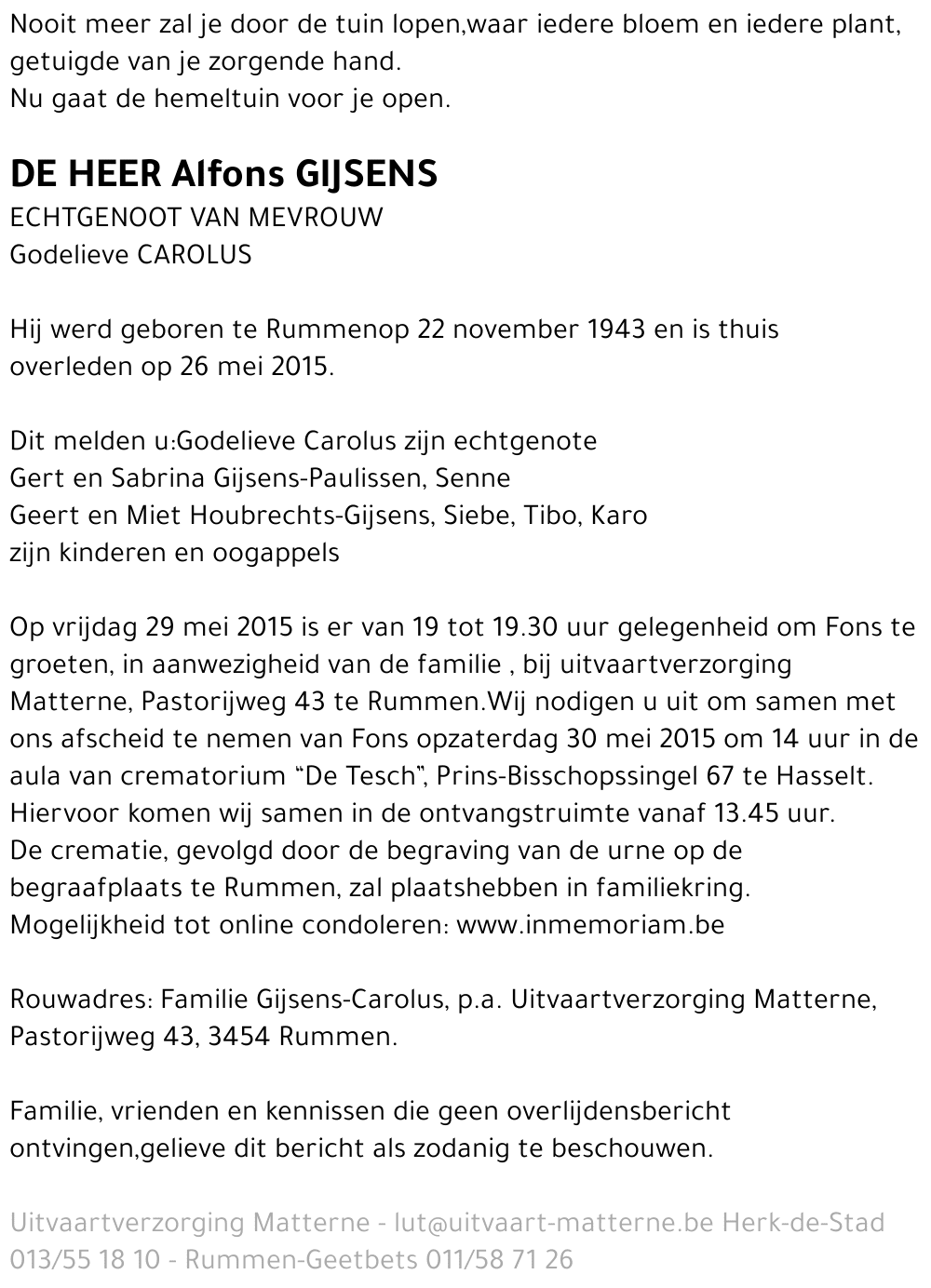 Alfons Gijsens
