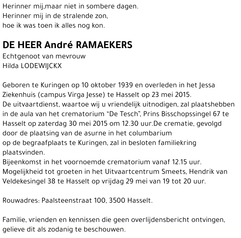 André Ramaekers