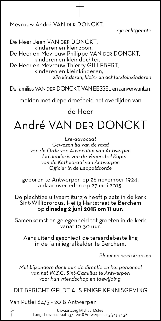 André Van der Donckt