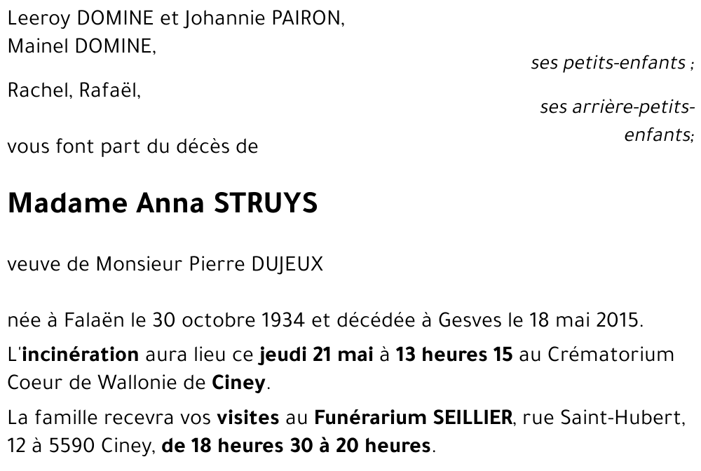 Anna STRUYS