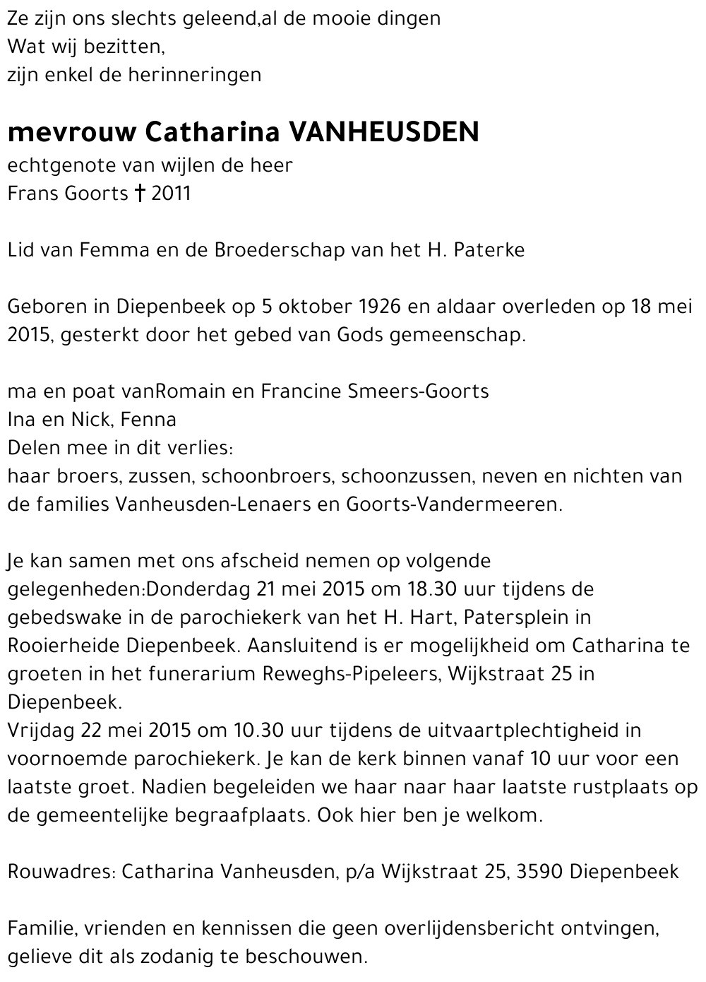 Catharina Vanheusden