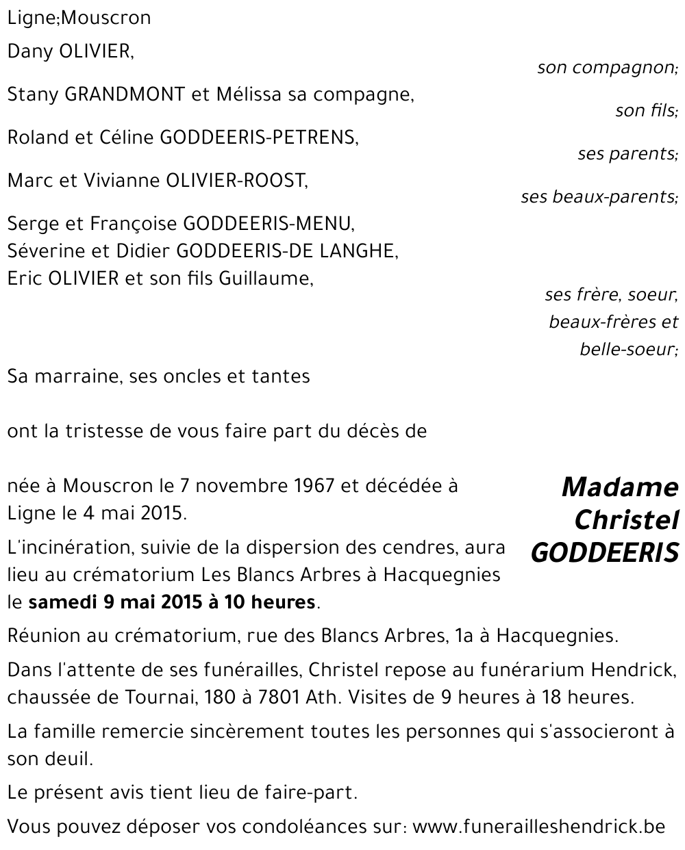 Christel GODDEERIS