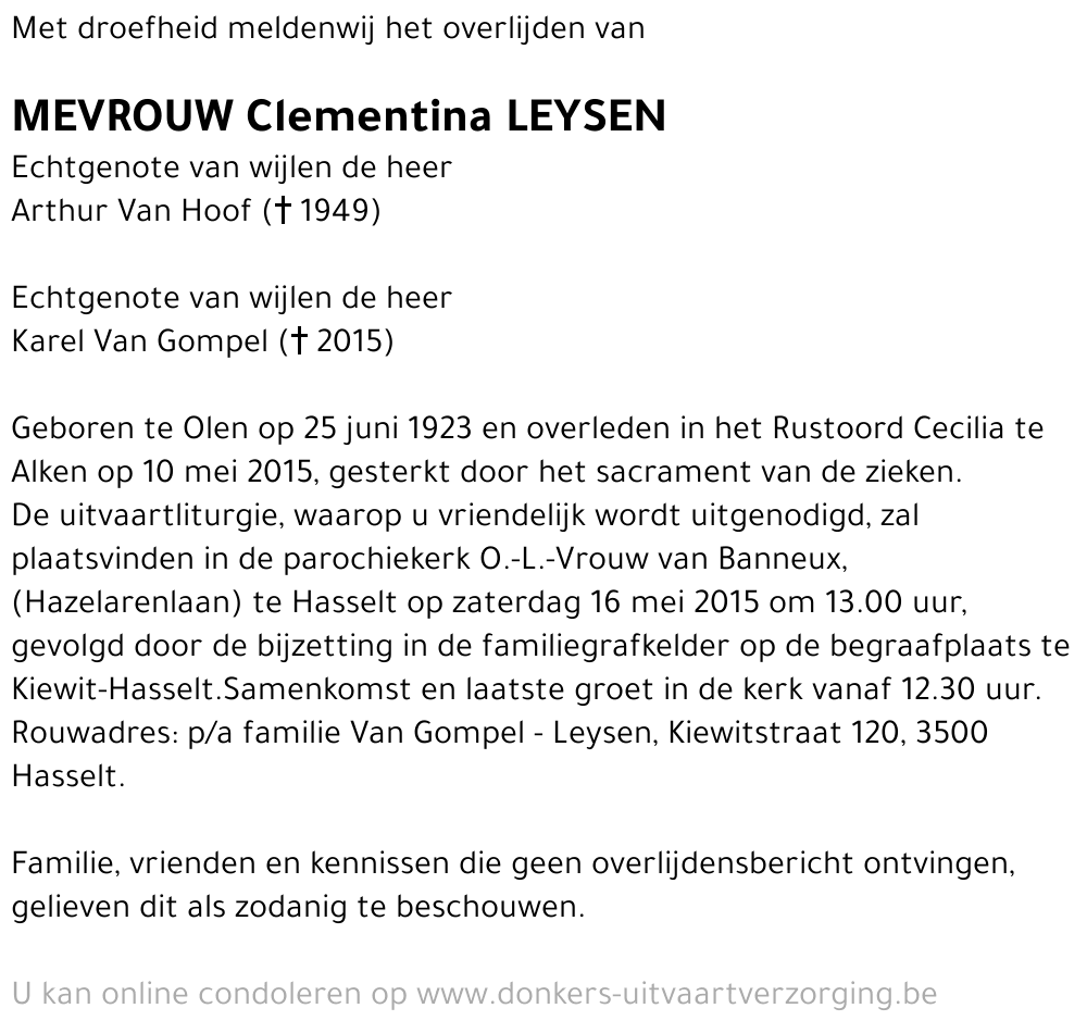 Clementina Leysen