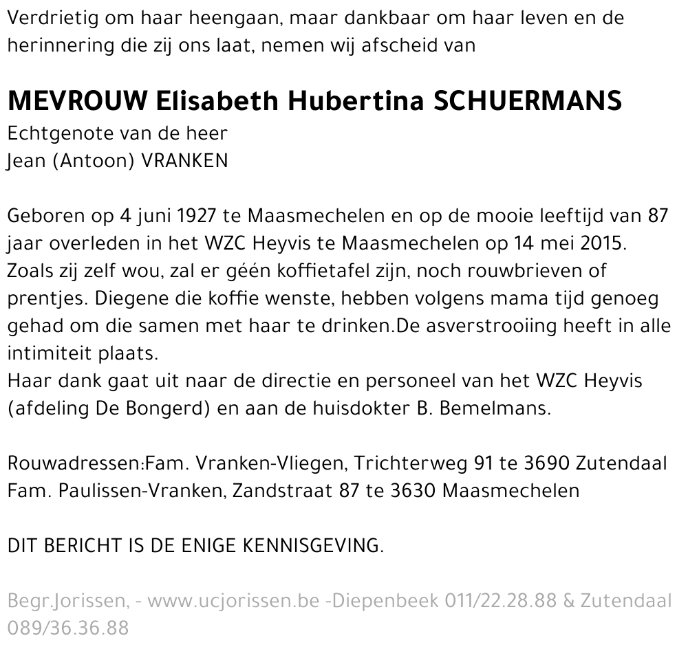 Elisabeth Schuermans