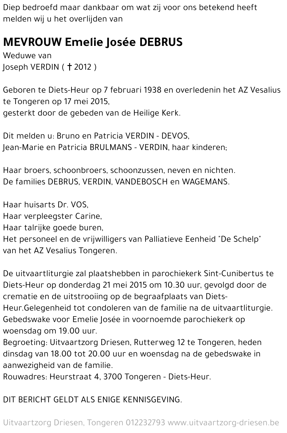 Emelie Josée Debrus