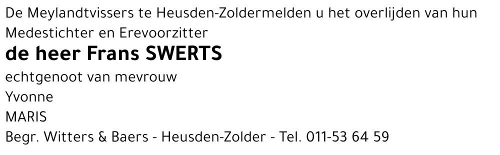 Frans Swerts