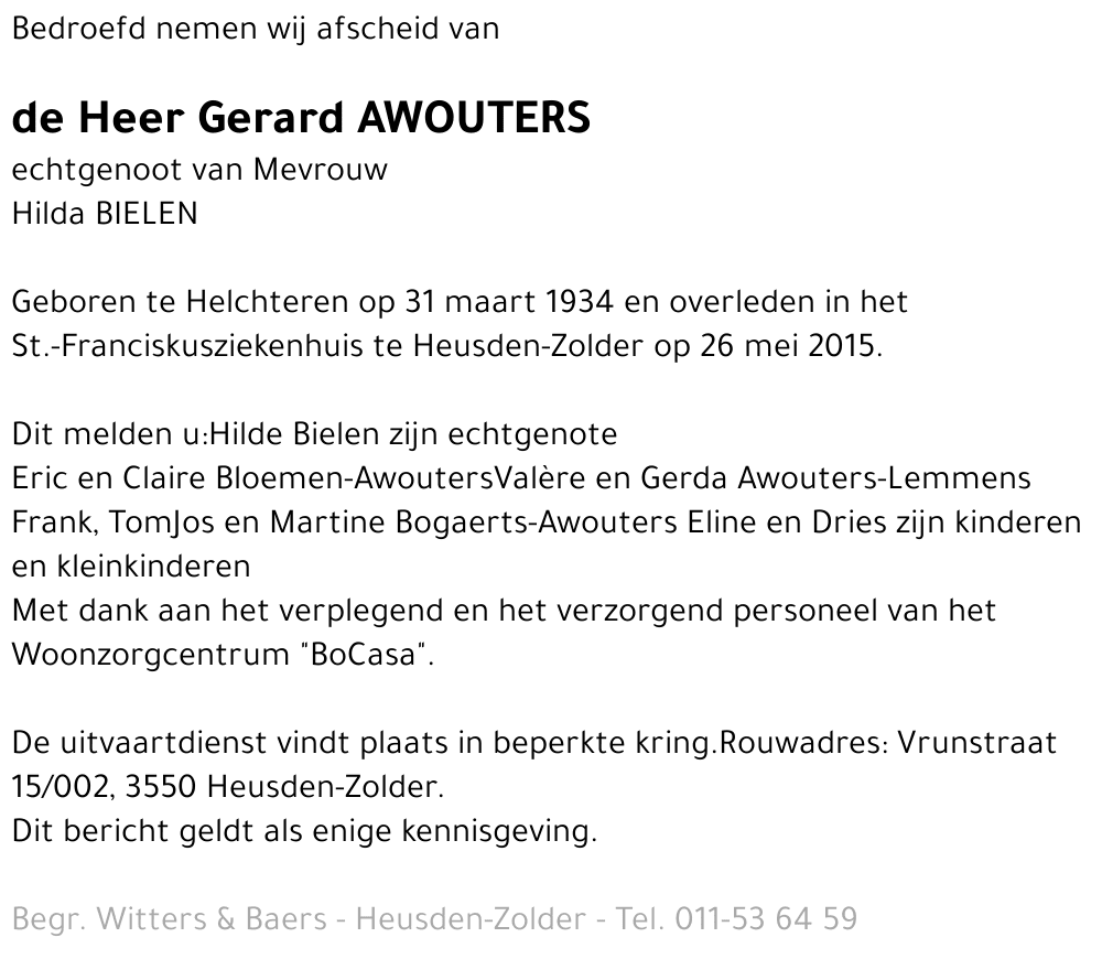 Gerard Awouters