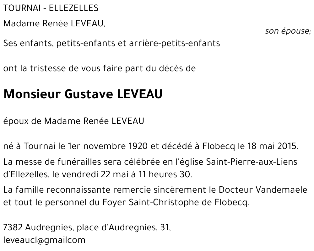 Gustave LEVEAU