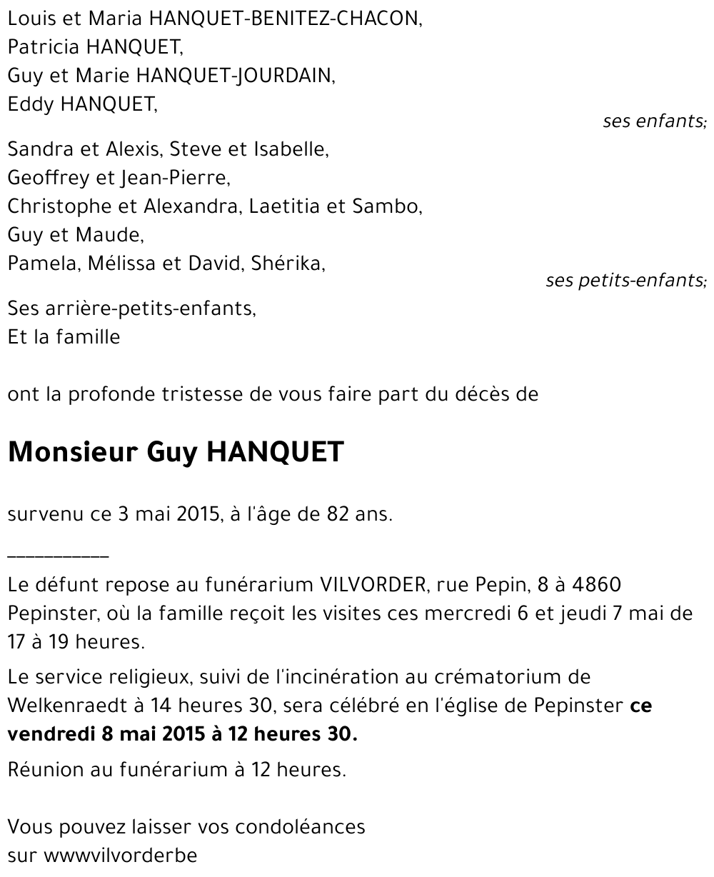 Guy HANQUET