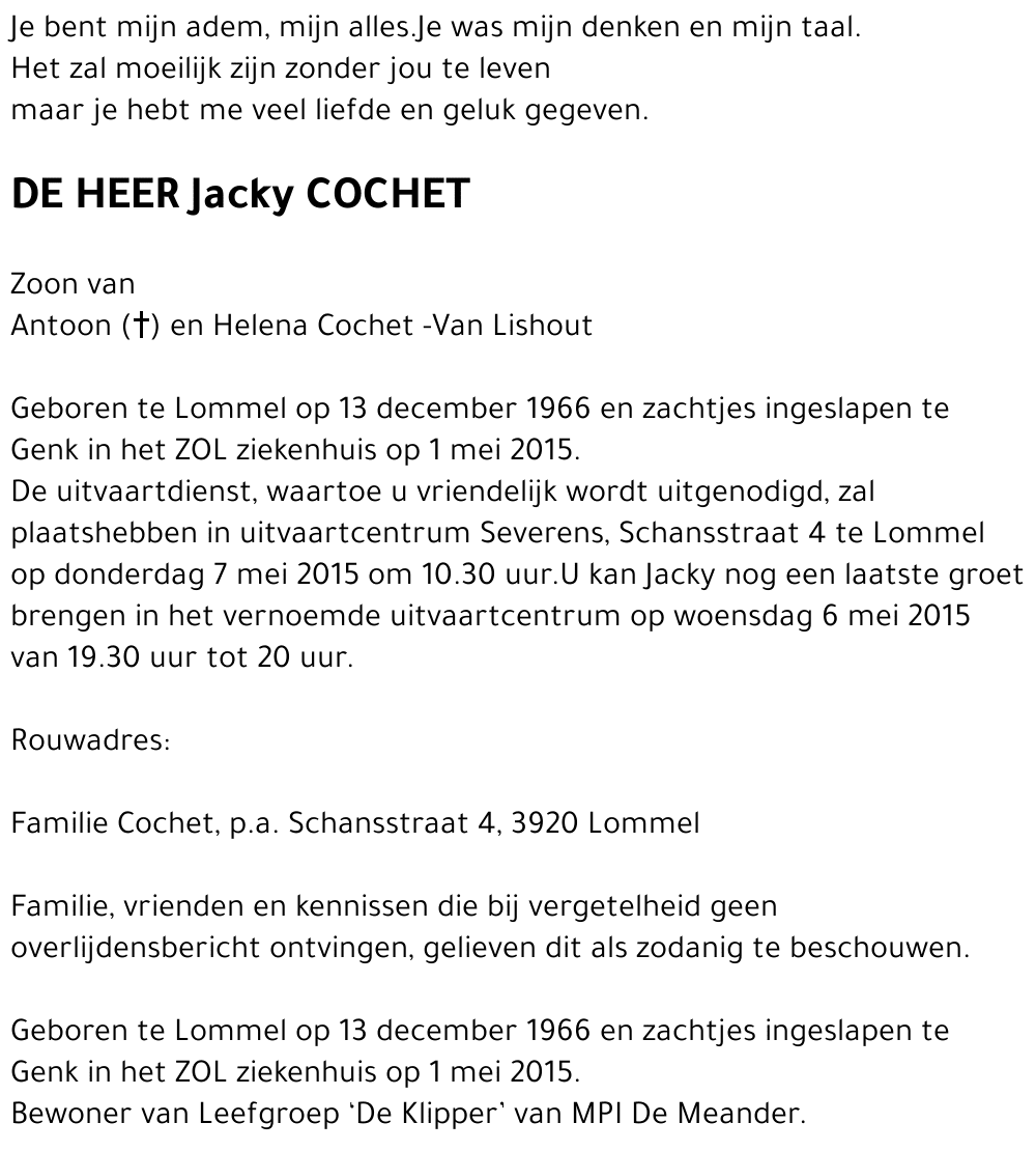 Jacky Cochet