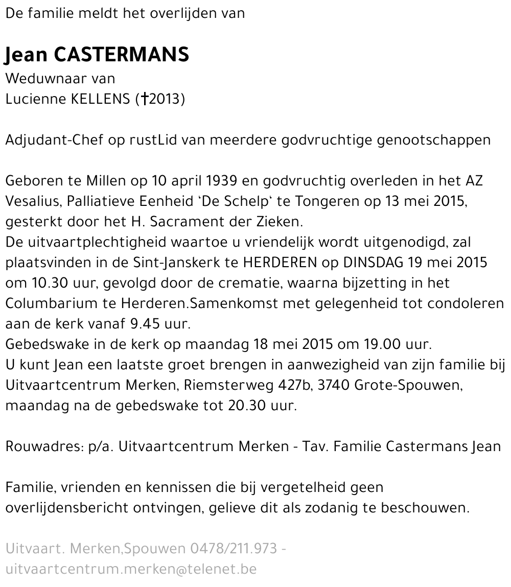 Jean CASTERMANS
