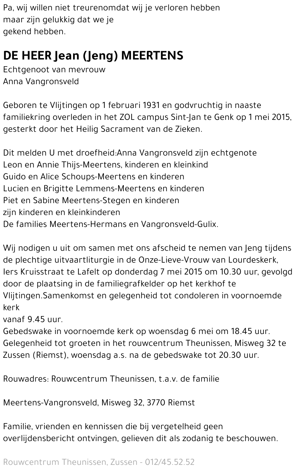 Jean (Jeng) Meertens