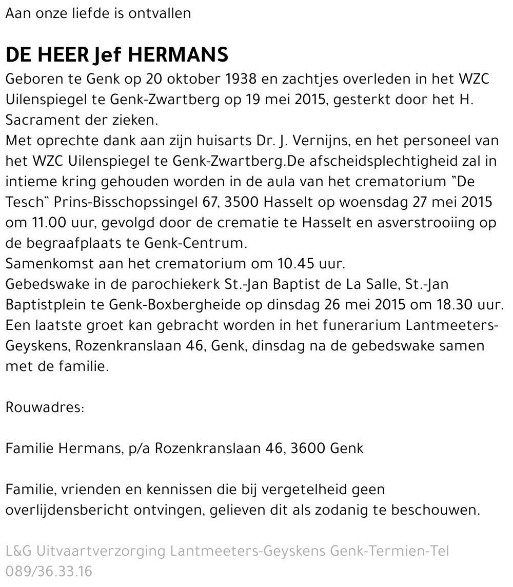 Jef HERMANS