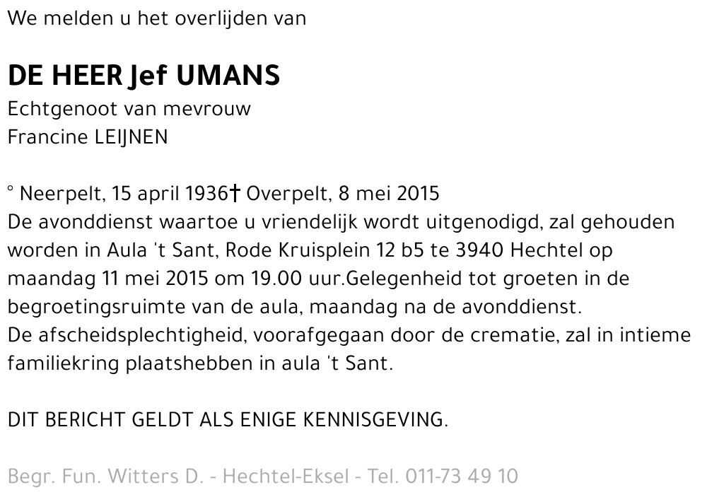 Jef Umans