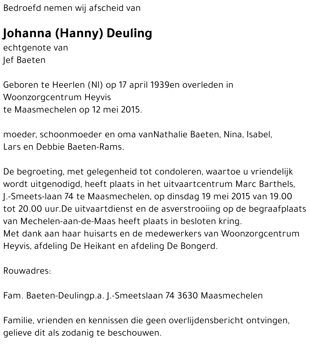 Johanna Deuling