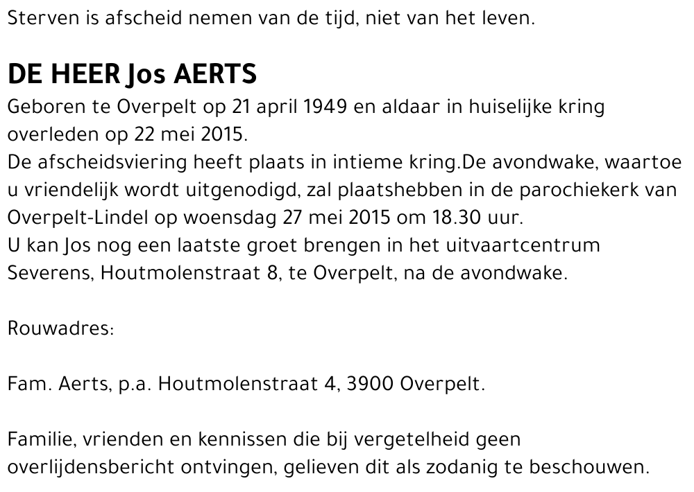 Jos Aerts