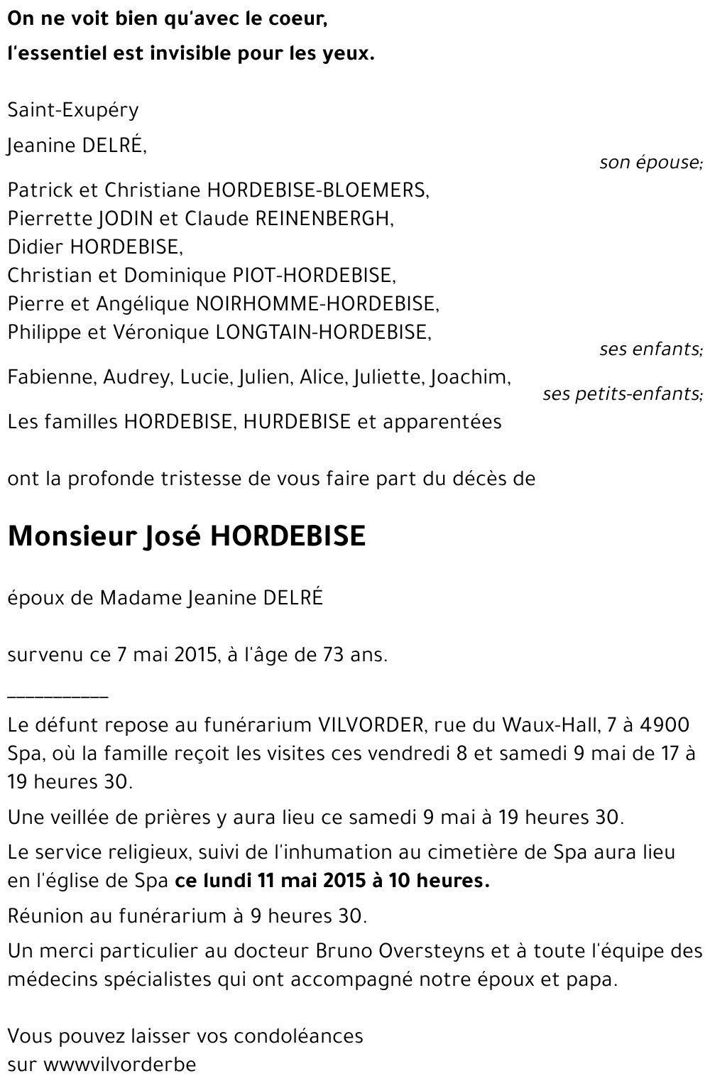 José HORDEBISE