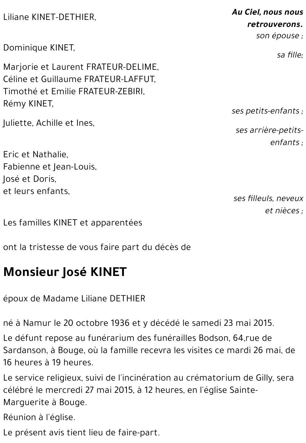 José KINET